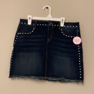 Justice 16.5 Jean skirt with shorts built in